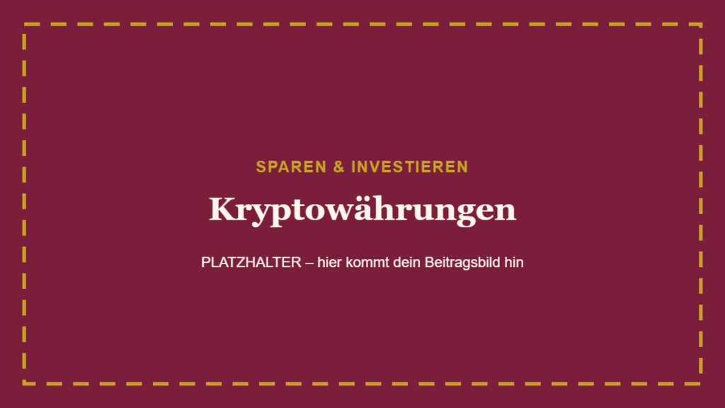 Kryptowährungen